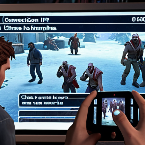 Home 11 **
A frustrated player staring at a phone screen showing frozen units in Age of Z, surrounded by attacking zombies. Glitching textures and UI elements emphasize the game malfunction. The background subtly shows a weak Wi-Fi signal icon. Text overlay: "Connection Issues & Game Freezes: Check Your Internet!"
**