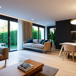 Smart Home Lighting**

"A bright and modern living room in Italy, showcasing energy-efficient LED lighting. Focus on a stylish floor lamp and recessed ceiling lights, all emitting a warm, inviting glow.  Include a smart home hub on a nearby table, subtly indicating control of the lighting. The room is fully furnished with comfortable, Italian-designed furniture and decorated with plants.  safe for work, appropriate content, fully clothed, professional, perfect anatomy, natural proportions, professional photography, high quality."

**