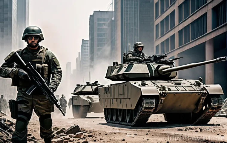에이지오브제트 고급 병력 사용법 - **Prompt:** "A panoramic view of a heavily fortified defensive line in a post-apocalyptic urban land...