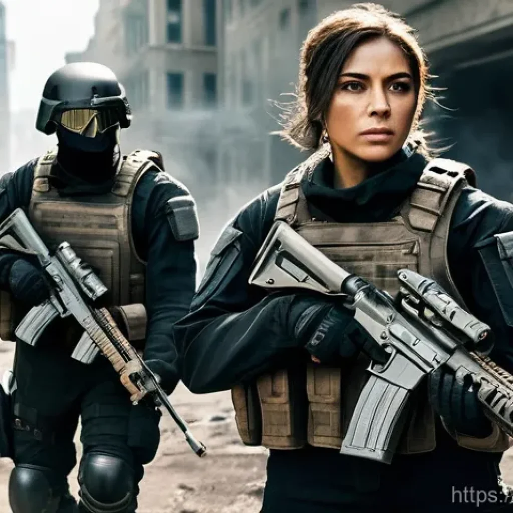 에이지오브제트 PvE 모드 공략 - A determined female commander, dressed in practical tactical gear and protective armor (no skin expo...