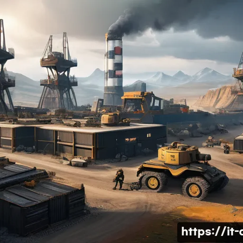 에이지오브제트 자원 채굴 속도 증가 - A strategic game scene showing a futuristic empire base in Age of Z, focusing on resource extraction...