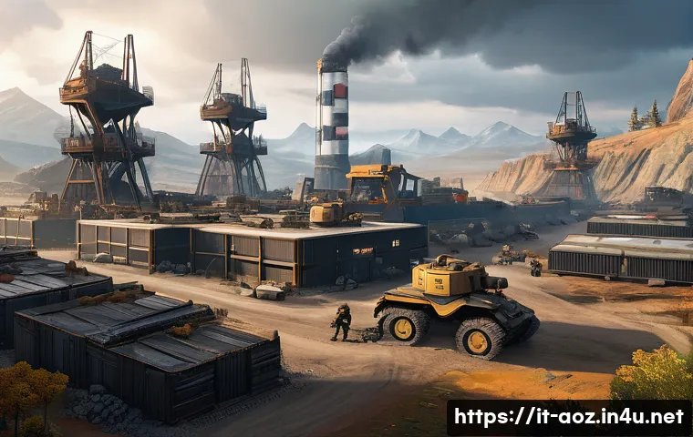에이지오브제트 자원 채굴 속도 증가 - A strategic game scene showing a futuristic empire base in Age of Z, focusing on resource extraction...