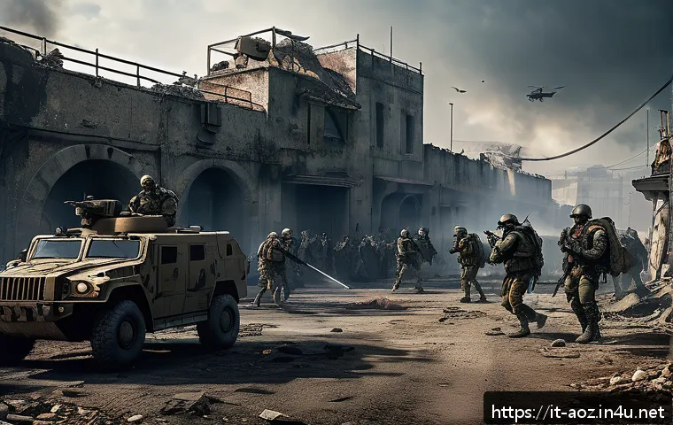에이지오브제트 정예 좀비 처치법 - A strategic battle scene in a post-apocalyptic urban environment featuring elite zombie hordes attac...